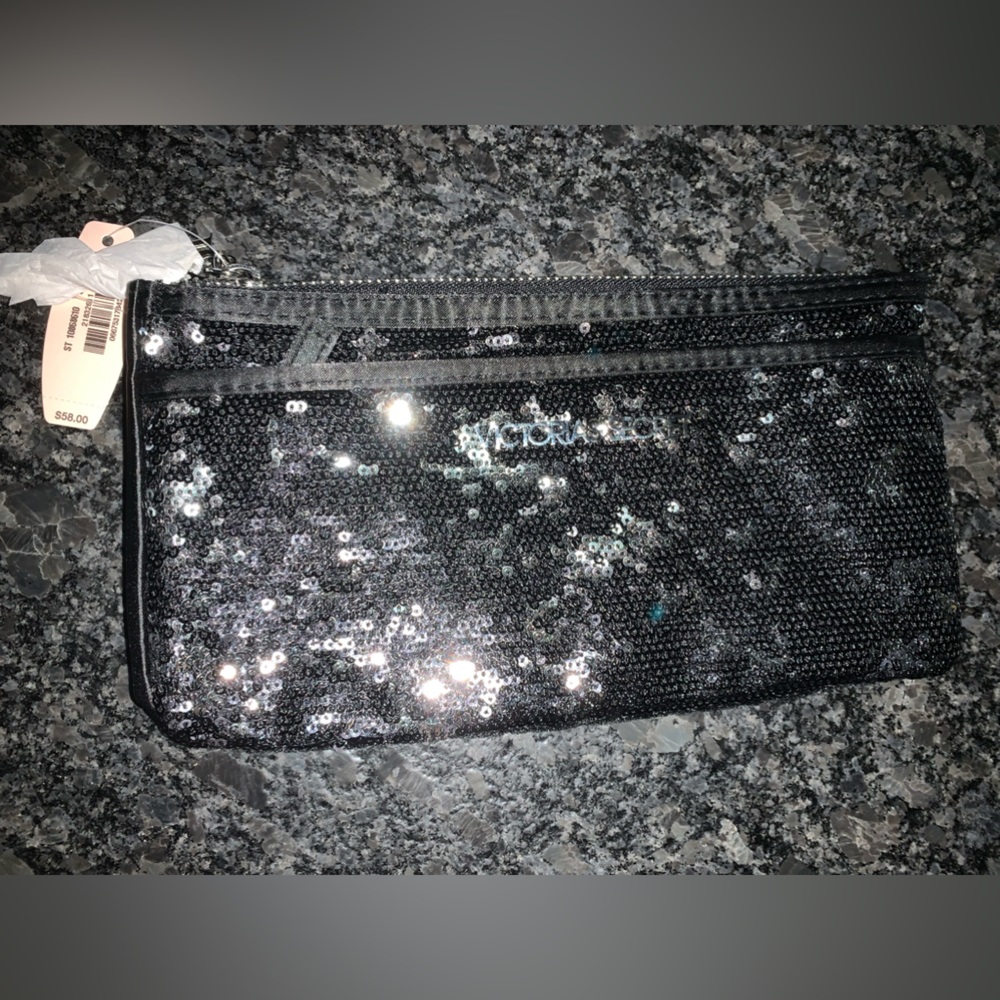 NWT Victoria’s Secret Sequin Pouch